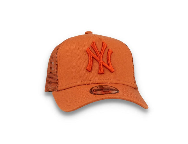 Kids Tonal Mesh Trucker New York Yankees  Rust Orange - LOKK