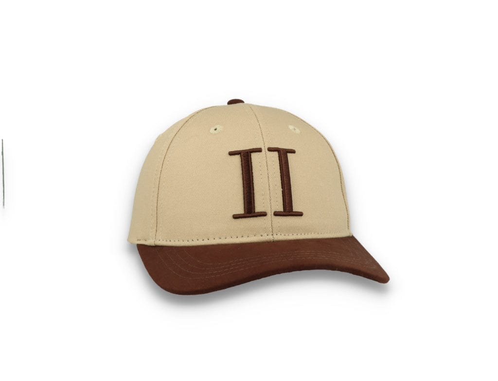 Baseball Cap Suede II Dark Sand/Ebony Brown - LOKK