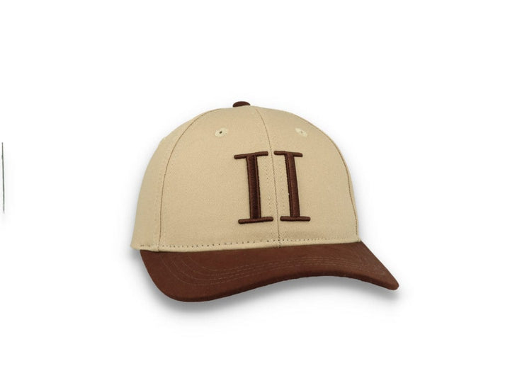Baseball Cap Suede II Dark Sand/Ebony Brown - LOKK