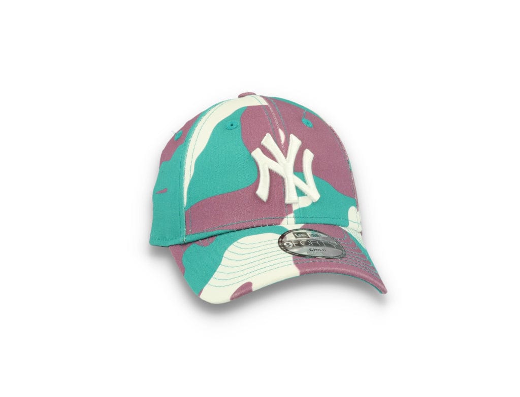 Barne Cap 9FORTY Kids Camo Pack NY Yankees Teal - LOKK