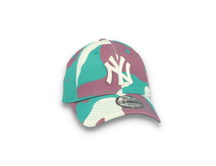 Barne Cap 9FORTY Kids Camo Pack NY Yankees Teal - LOKK