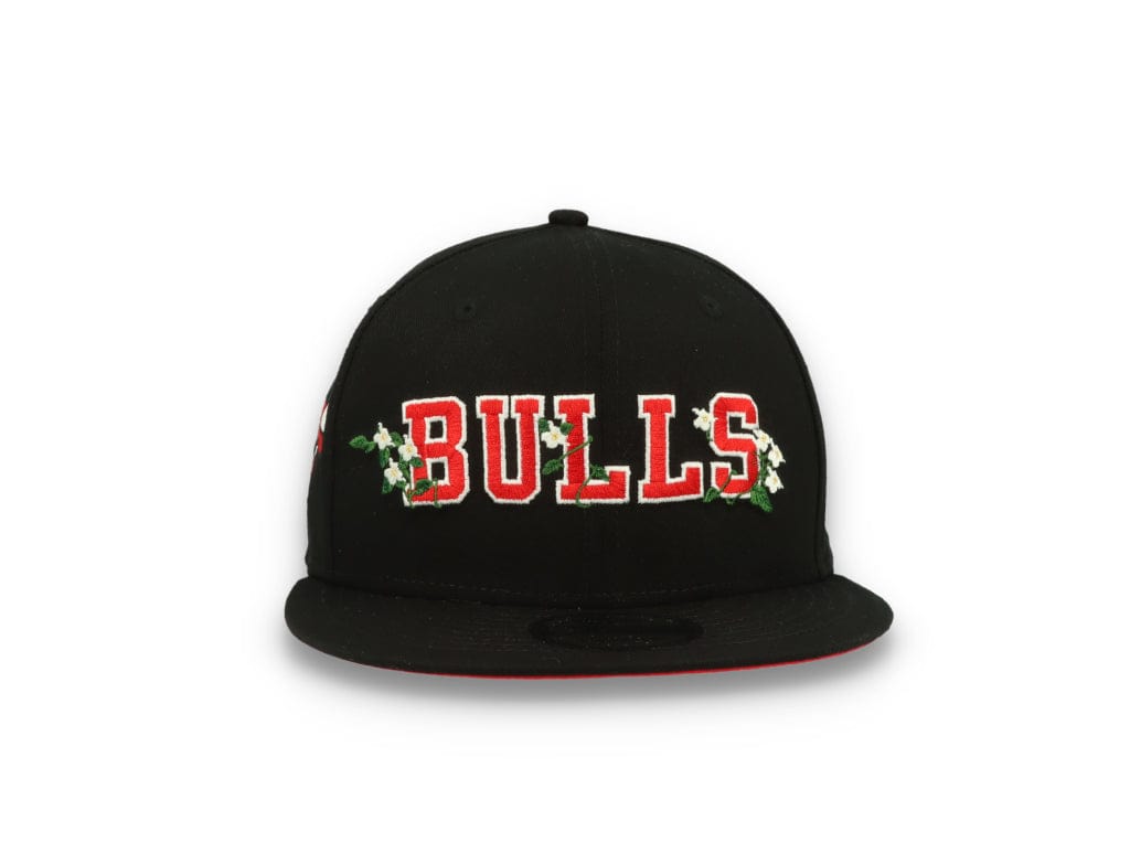 9FIFTY Flower Wordmark Chicago Bulls Black - LOKK