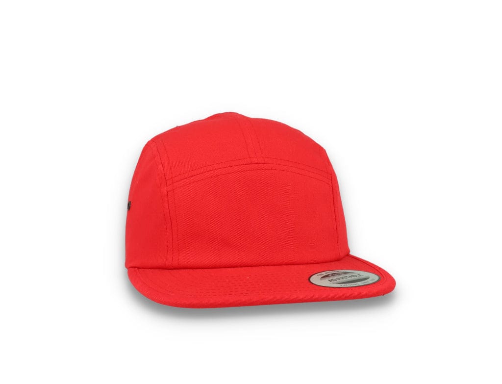 Red 5-Panel Classic Jockey Cap - Yupoong 7005 - LOKK