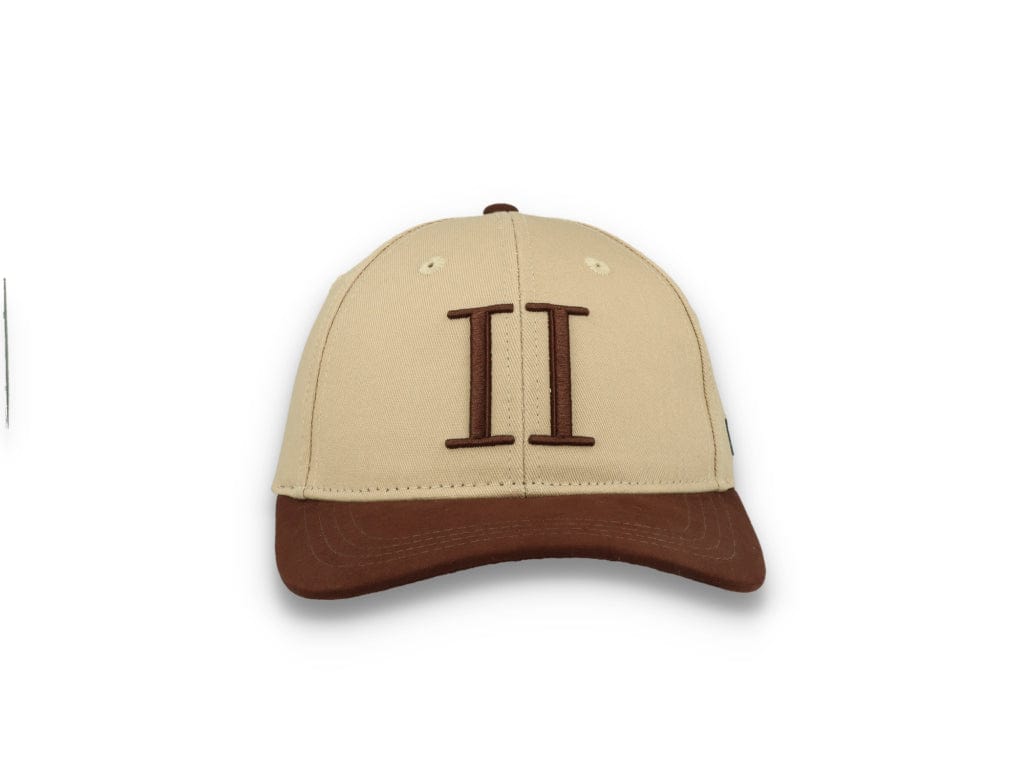 Baseball Cap Suede II Dark Sand/Ebony Brown - LOKK