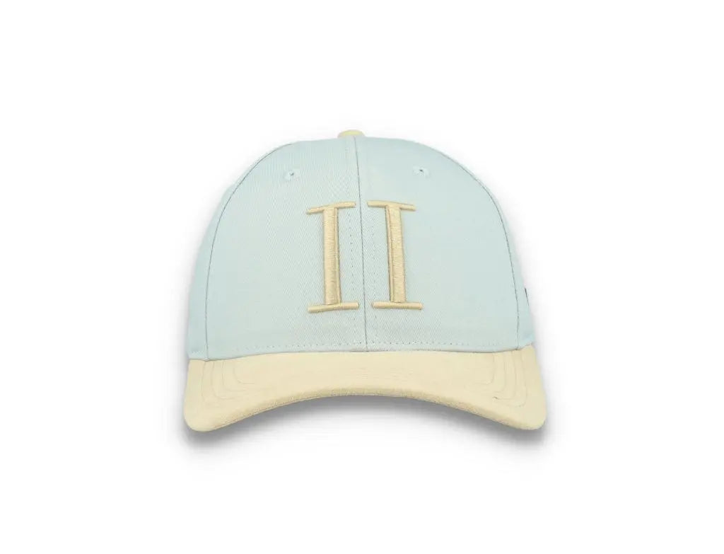 Baseball Cap Contrast Suede II Summer Sky/Light Desert Sand - LOKK