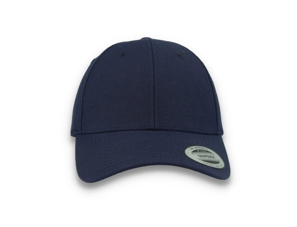 Premium Curved Visor Cap Snapback Navy - Yupoong 6789M - LOKK