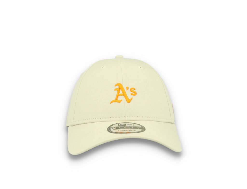 9FORTY Washed Oakland Athletics Off White/Orange Glaze