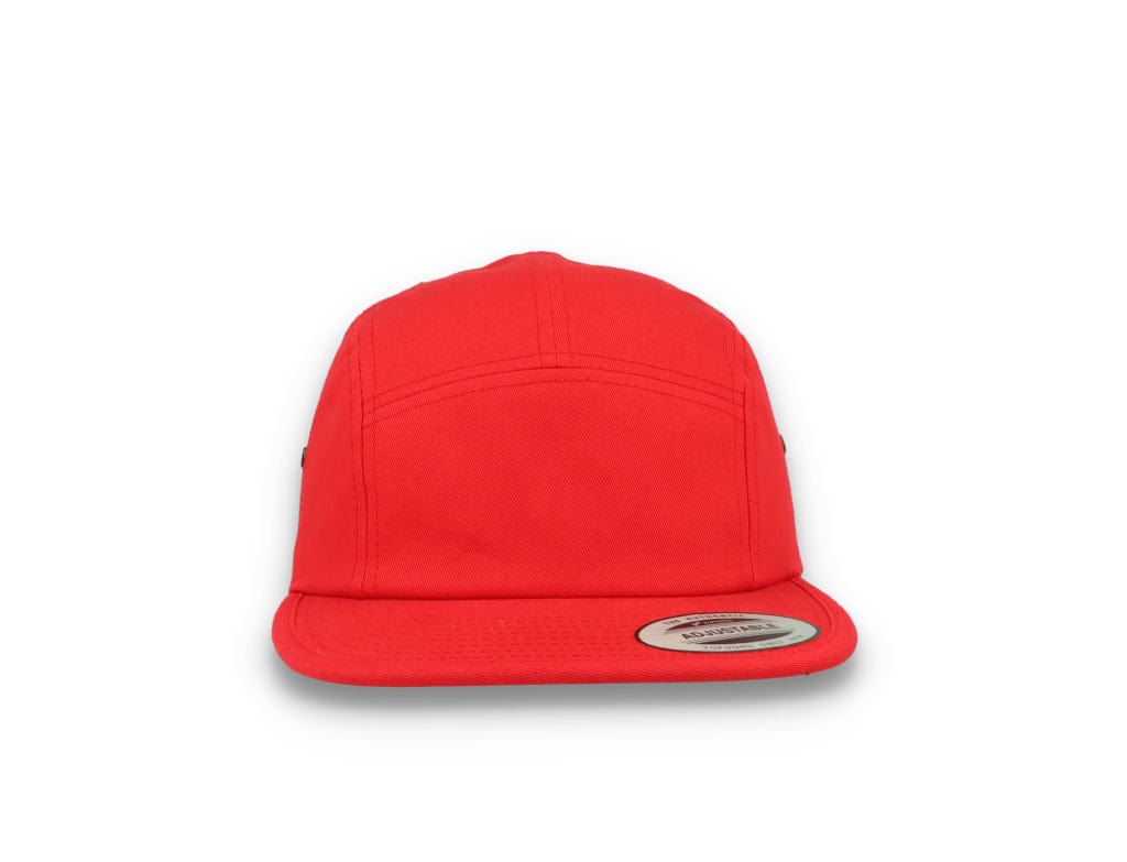 Red 5-Panel Classic Jockey Cap - Yupoong 7005 - LOKK