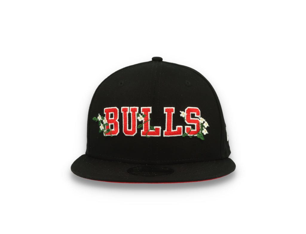 9FIFTY Flower Wordmark Chicago Bulls Black - LOKK