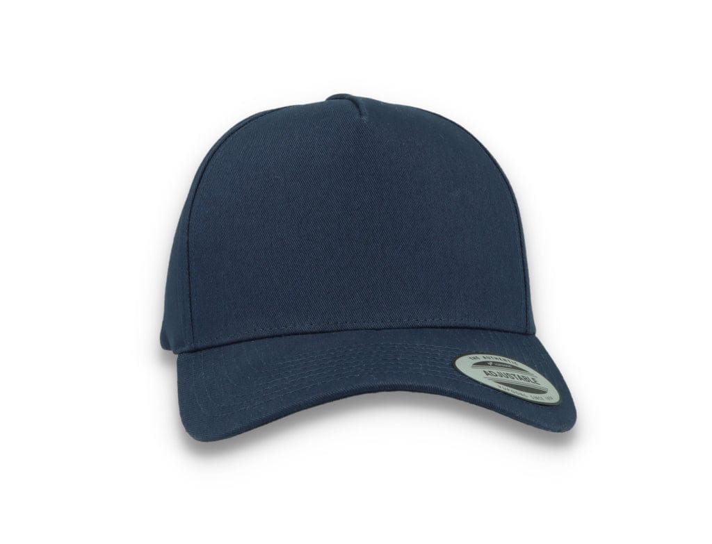 5-Panel Curved Classic Snapback Navy - 7707 - LOKK