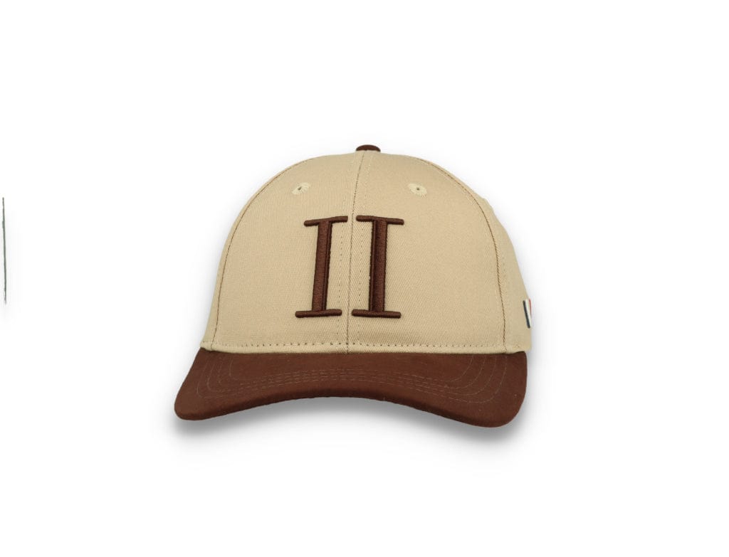 Baseball Cap Suede II Dark Sand/Ebony Brown - LOKK