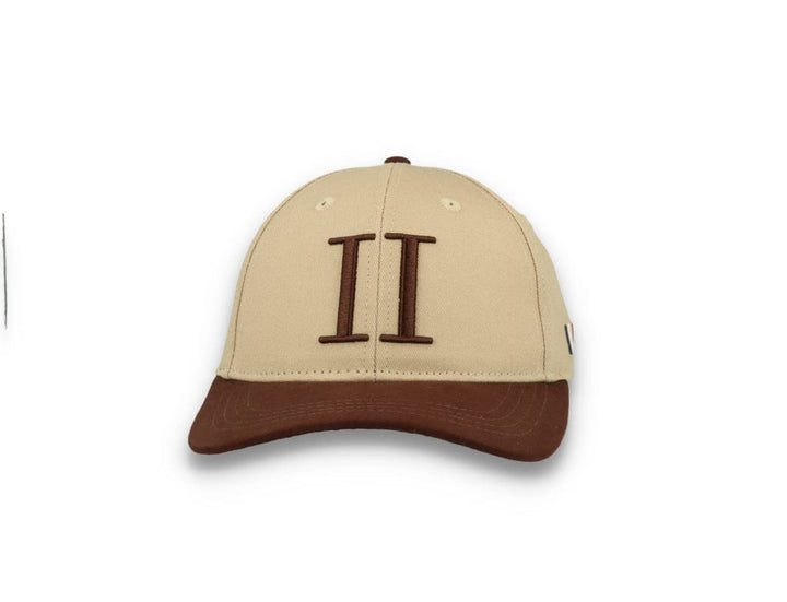 Baseball Cap Suede II Dark Sand/Ebony Brown - LOKK