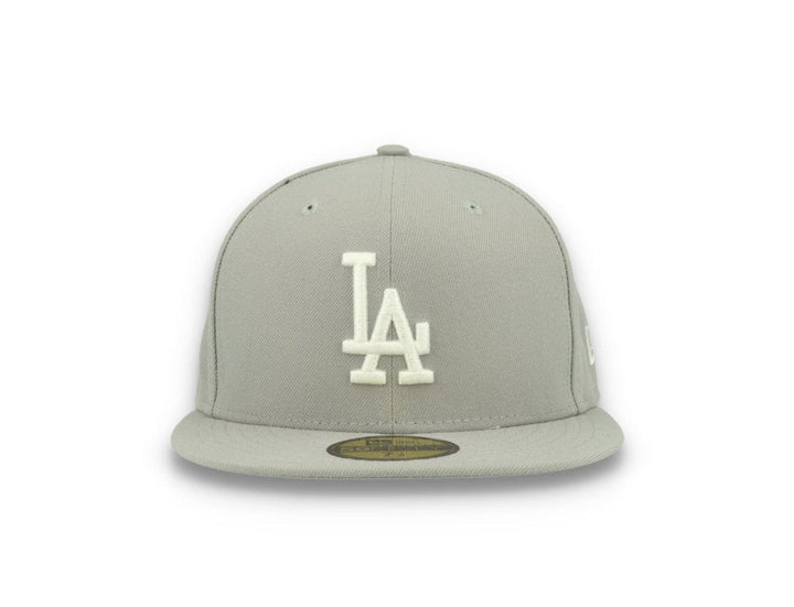 59FIFTY MLB Basic Los Angeles Dodgers  Grey/White - LOKK