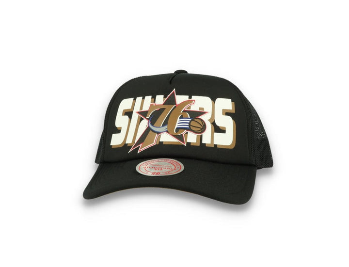 Billboard Trucker Snapback HWC Philadelphia 76ers - LOKK