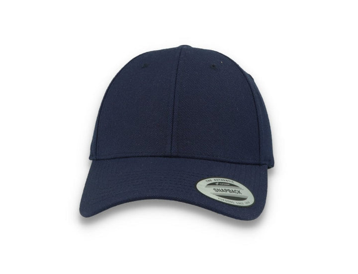 Premium Curved Visor Cap Snapback Navy - Yupoong 6789M - LOKK