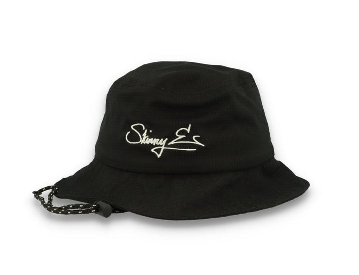 Skinny E Bucket Hat Tech Black - LOKK