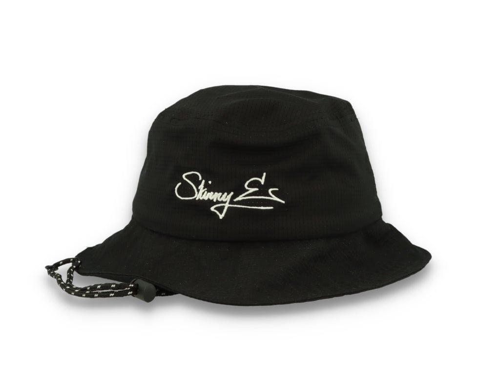 Skinny E Bucket Hat Tech Black