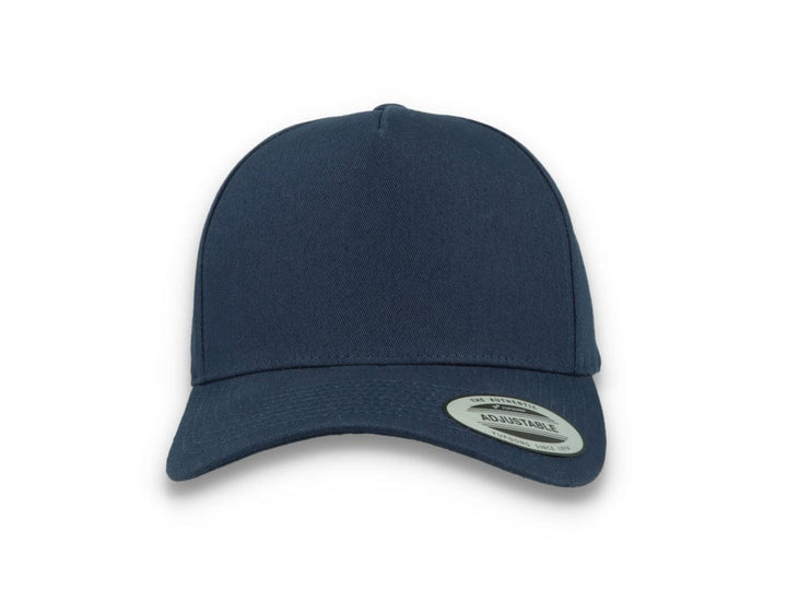 5-Panel Curved Classic Snapback Navy - 7707 - LOKK