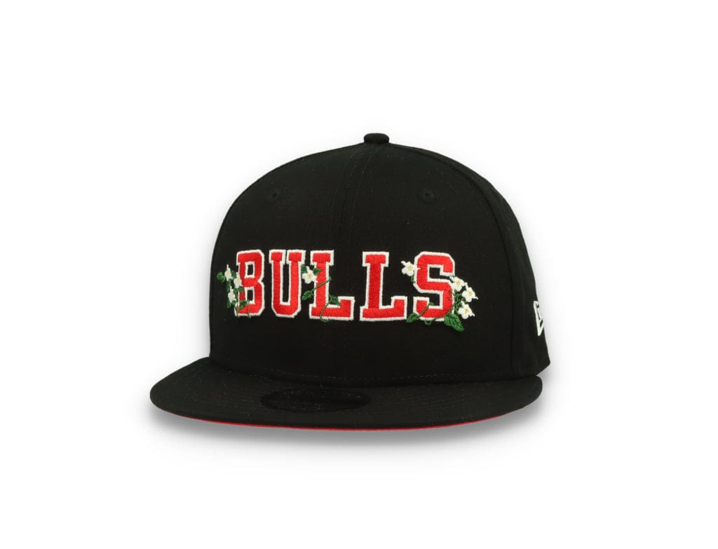 9FIFTY Flower Wordmark Chicago Bulls Black - LOKK