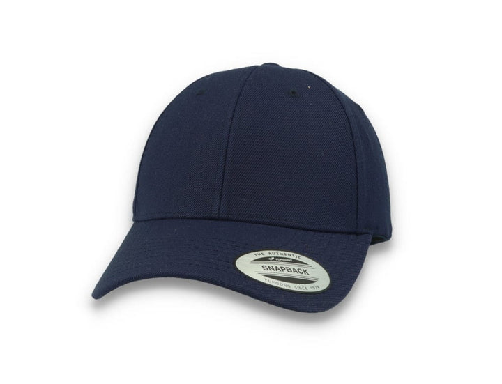 Premium Curved Visor Cap Snapback Navy - Yupoong 6789M - LOKK
