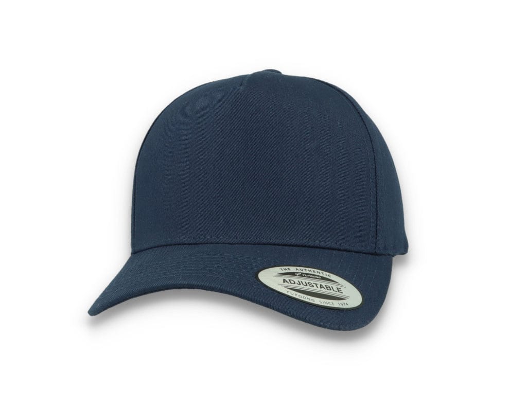 5-Panel Curved Classic Snapback Navy - 7707 - LOKK