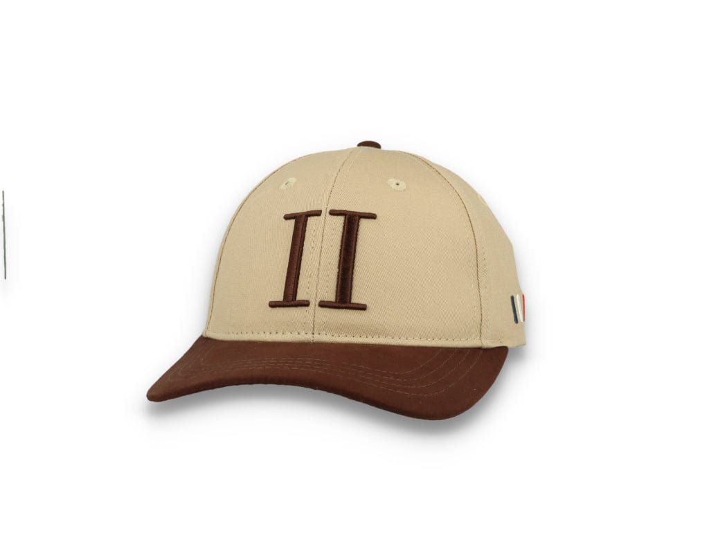 Baseball Cap Suede II Dark Sand/Ebony Brown - LOKK