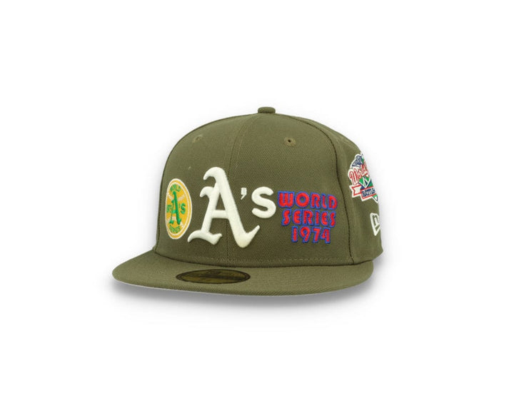 59FIFTY MLB Olive World Series Oakland Athletics - LOKK
