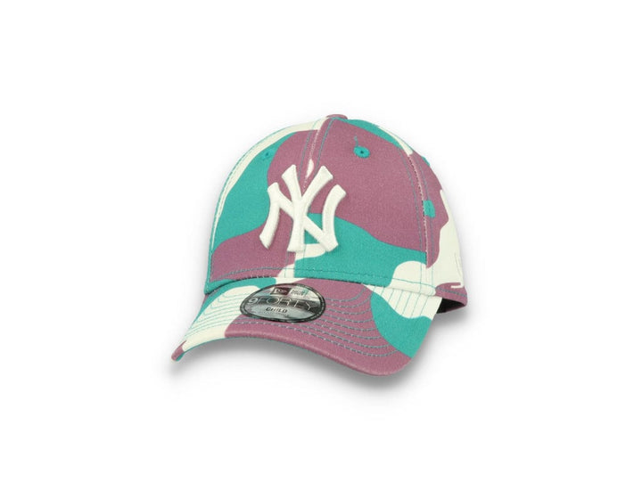 Barne Cap 9FORTY Kids Camo Pack NY Yankees Teal - LOKK