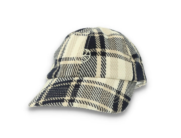 Polar Stroke Logo Flannel Cap Navy - LOKK