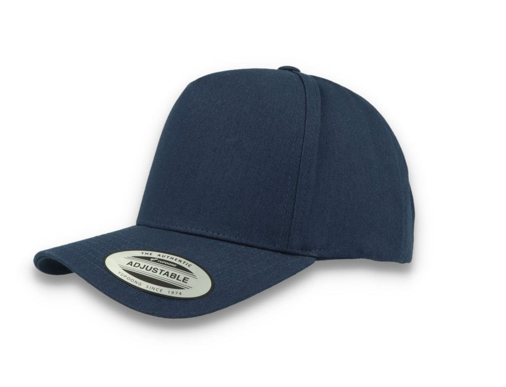 5-Panel Curved Classic Snapback Navy - 7707 - LOKK