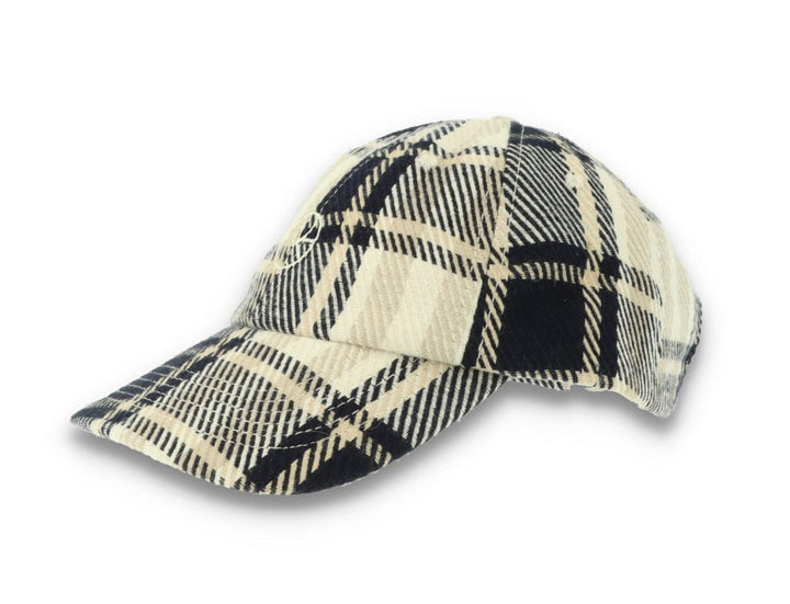 Polar Stroke Logo Flannel Cap Navy - LOKK