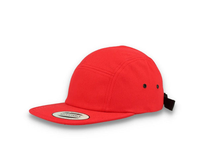 Red 5-Panel Classic Jockey Cap - Yupoong 7005 - LOKK