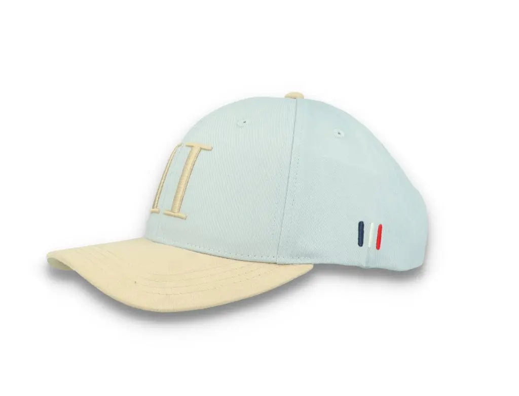 Baseball Cap Contrast Suede II Summer Sky/Light Desert Sand - LOKK