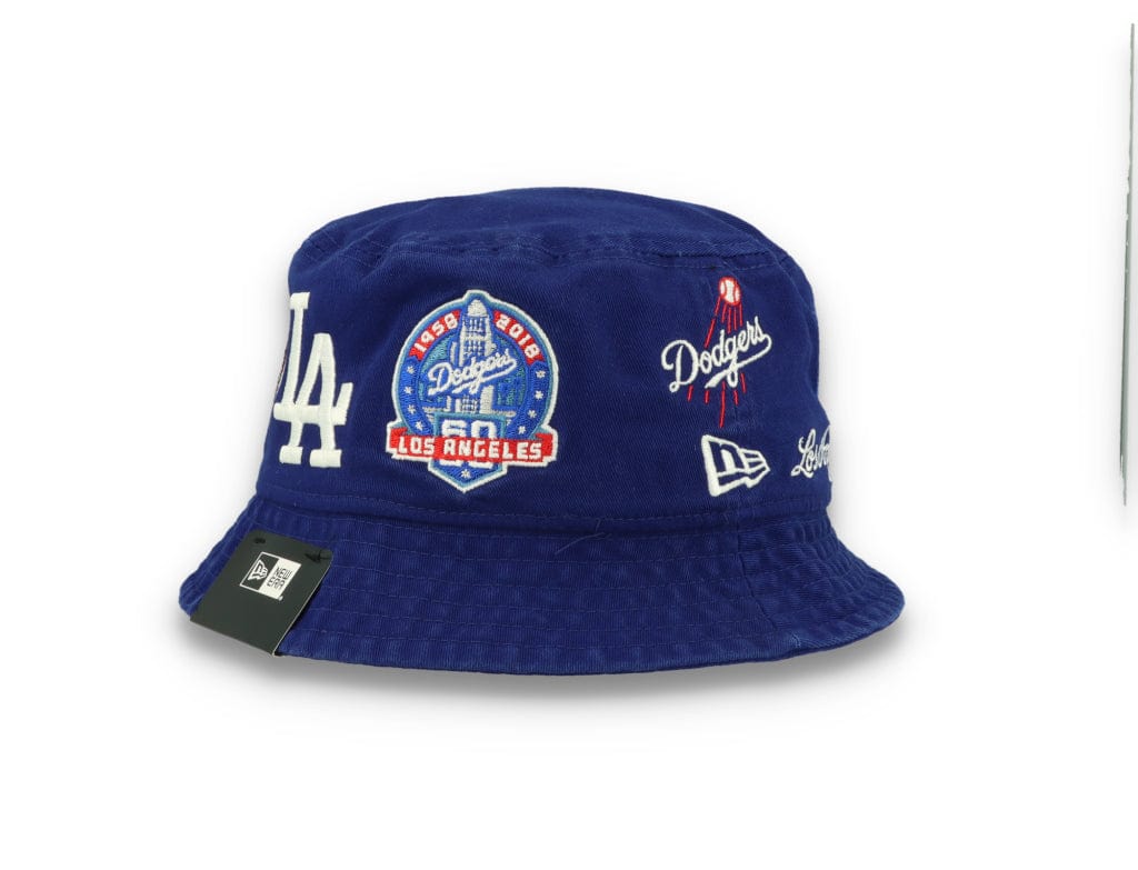 MLB Multi Patch Bucket Los Angeles Dodgers Blue - LOKK