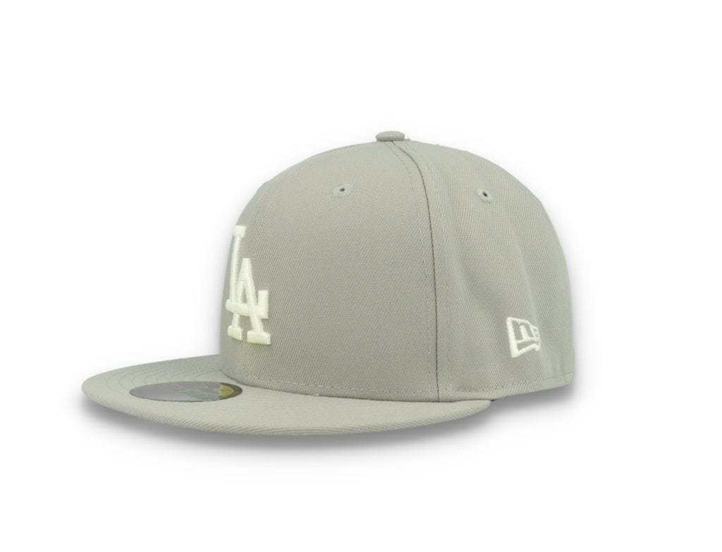 59FIFTY MLB Basic Los Angeles Dodgers  Grey/White - LOKK