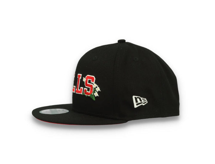 9FIFTY Flower Wordmark Chicago Bulls Black - LOKK