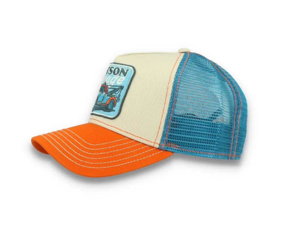 Trucker Cap Stetson's Garage Orange/Sand - LOKK