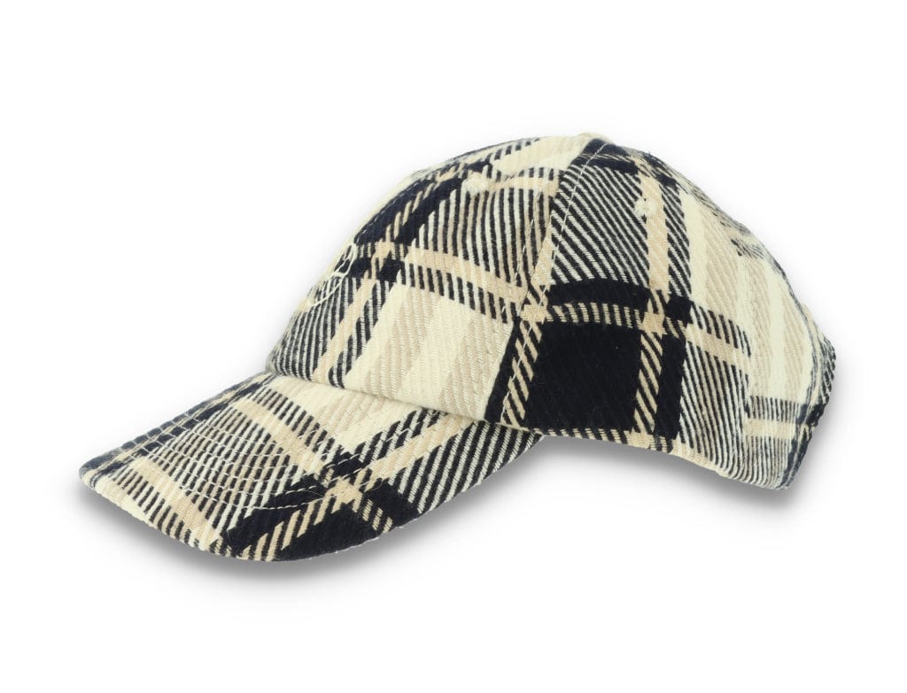 Polar Stroke Logo Flannel Cap Navy - LOKK