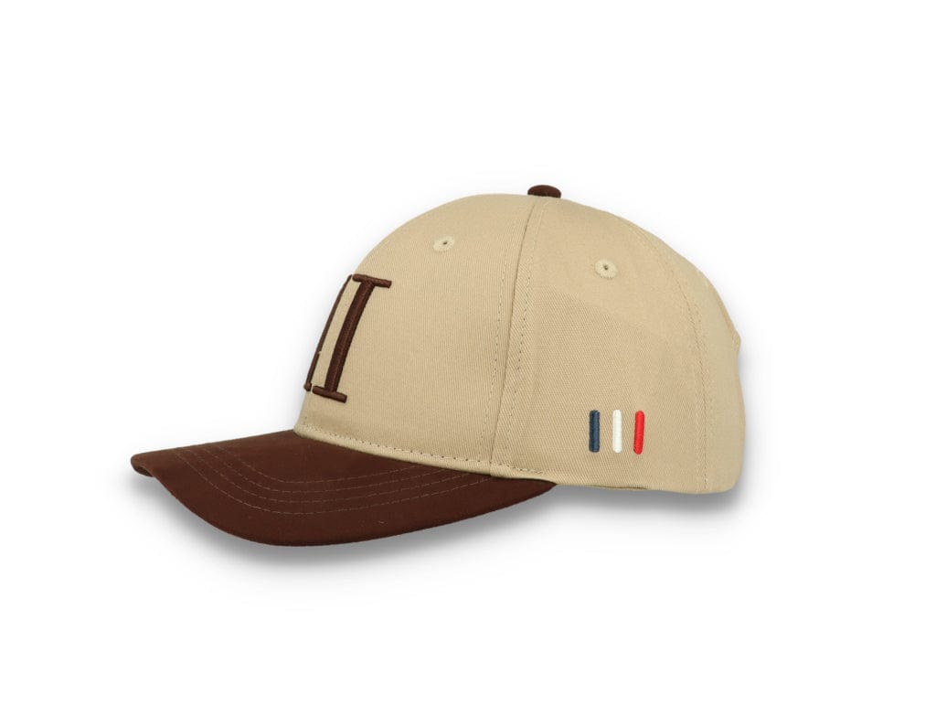 Baseball Cap Suede II Dark Sand/Ebony Brown - LOKK