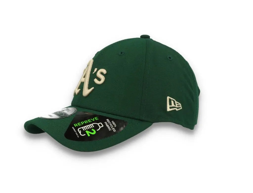 9FORTY Repreve Oakland Athletics Dark Green/Stone - LOKK