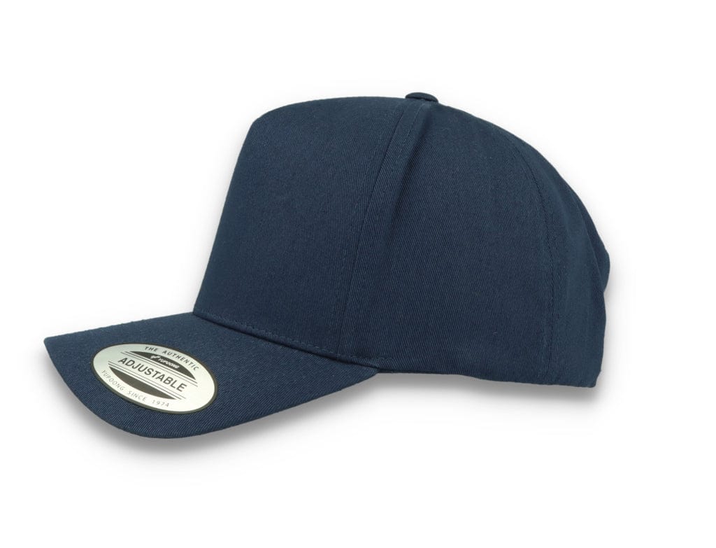 5-Panel Curved Classic Snapback Navy - 7707 - LOKK