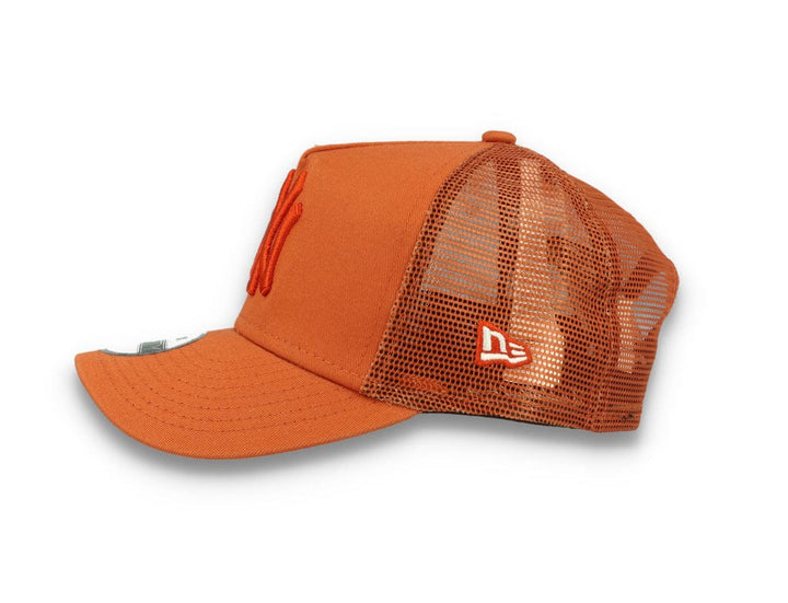 Kids Tonal Mesh Trucker New York Yankees  Rust Orange - LOKK