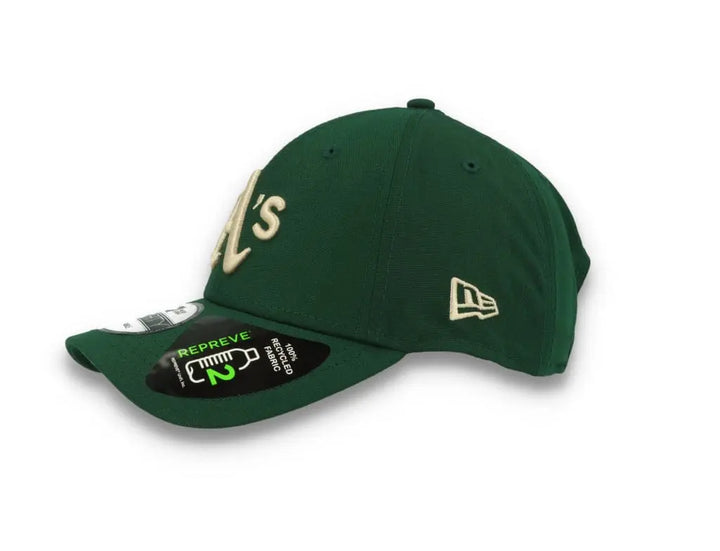 9FORTY Repreve Oakland Athletics Dark Green/Stone - LOKK