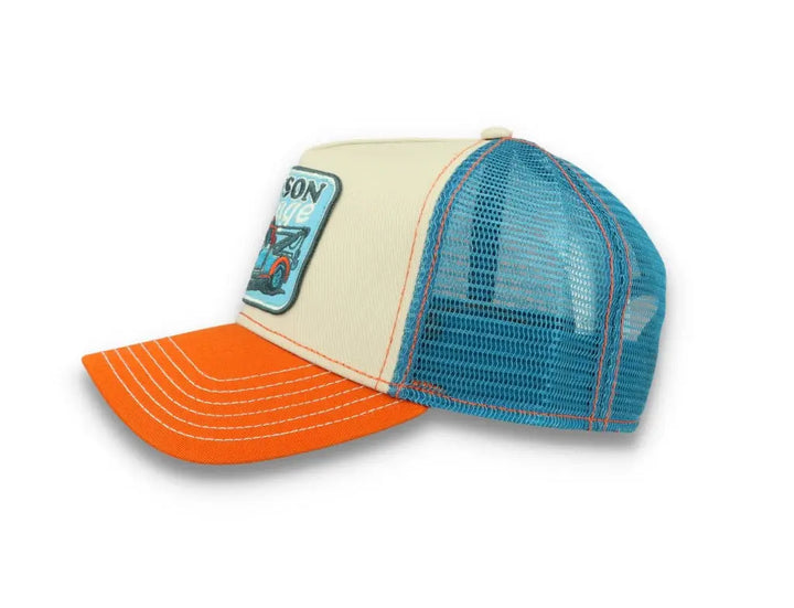 Trucker Cap Stetson's Garage Orange/Sand - LOKK