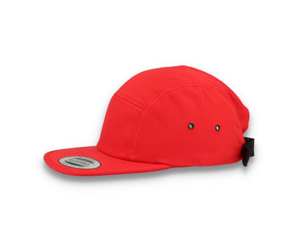 Red 5-Panel Classic Jockey Cap - Yupoong 7005 - LOKK