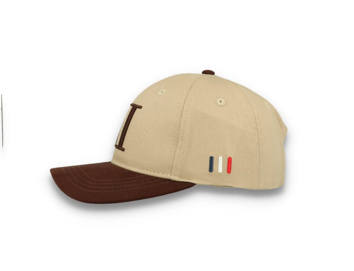 Baseball Cap Suede II Dark Sand/Ebony Brown - LOKK