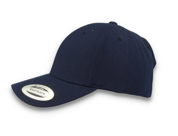 Premium Curved Visor Cap Snapback Navy - Yupoong 6789M - LOKK