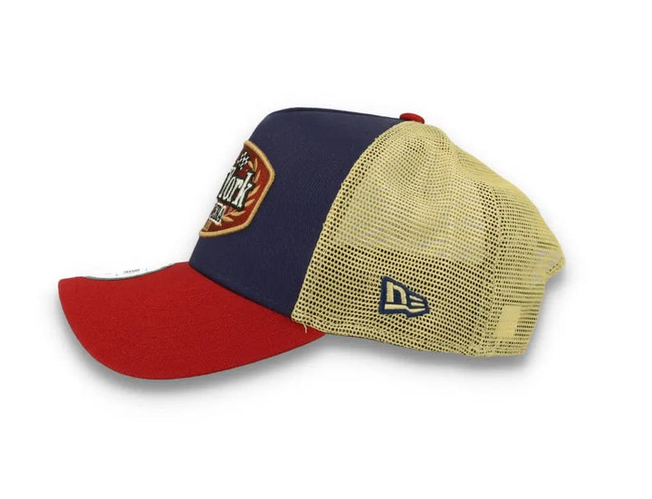 New Era Patch Trucker Cap New Era Navy/Red/Gold - LOKK