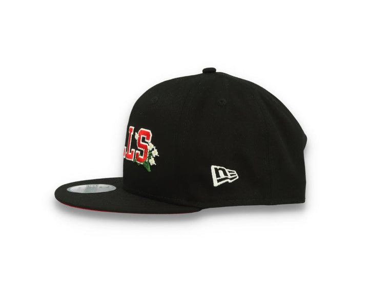 9FIFTY Flower Wordmark Chicago Bulls Black - LOKK