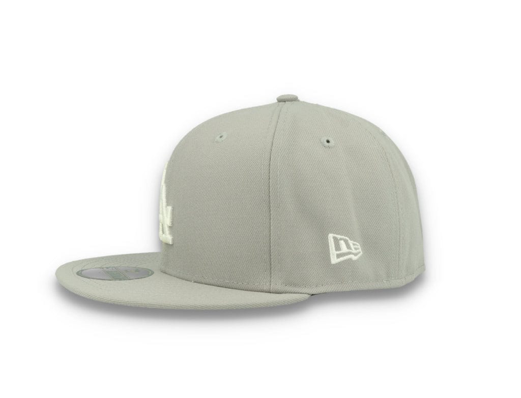 59FIFTY MLB Basic Los Angeles Dodgers  Grey/White - LOKK